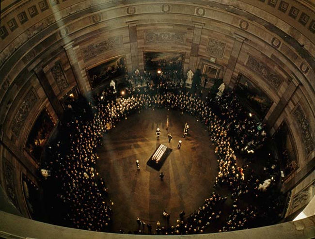 36 - 1963 - JFKs funeral in the Capitol Building