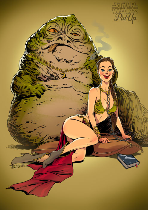 Star Wars Pinup Star Wars Characters Re Imagined As Pin